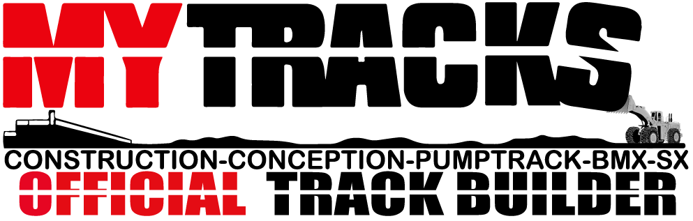 Logo de MyTracks une entreprise de construction de piste de BMX et de Pumptracks